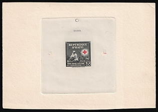 1945 5g Republic of Haiti, Airmail, Proof Sheetlet, Signed