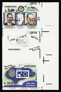 2005 Republic of Honduras, Imperforate, Trial Color Proof, Margin