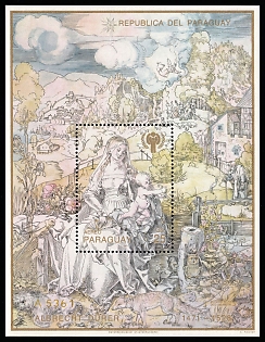 1980 25g Republic of Paraguay, Airmail, Souvenir Sheet