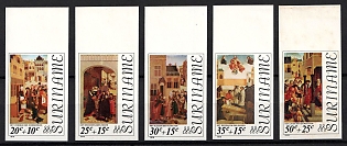1976 Republic of Suriname, Complete Set, Imperforate, Margins