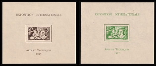 1937 New Caledonia, French Oceania, Souvenir Sheets