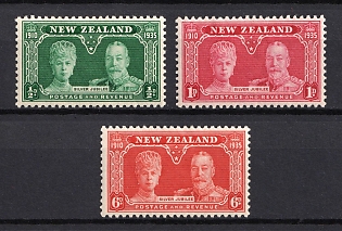 1935 New Zealand, British Commonwealth, Complete Set