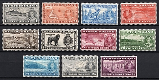 1937 Newfoundland, Canada, British Commonwealth, Complete Set