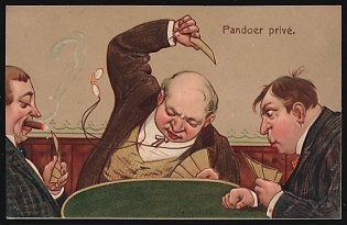 1911 (13 Dec) Netherlands, 'Off-duty officer', Postcard locally addressed in Rotterdam franked with 1c