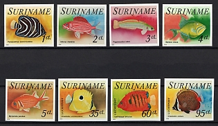 1976 Republic of Suriname, Imperforate, Complete Set