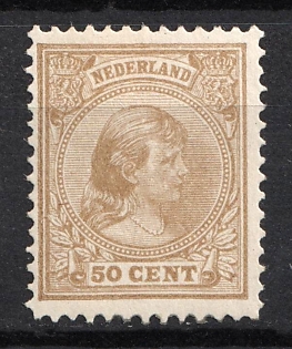 1891-93 50c Netherlands