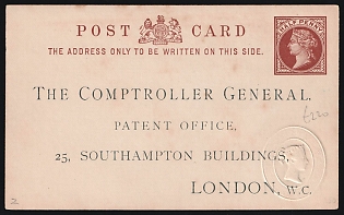 Great Britain, Commercial Postal Stationery Postcard, Mint