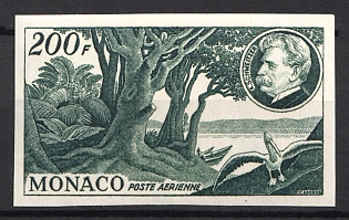 1955 200fr Principality of Monaco, Trial Color Proof, Imperforate