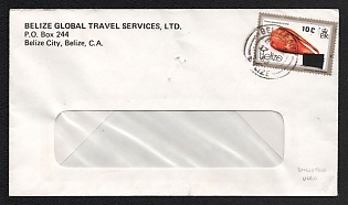 1983 Belize Cover to Belize City (Belize), franked with 10c