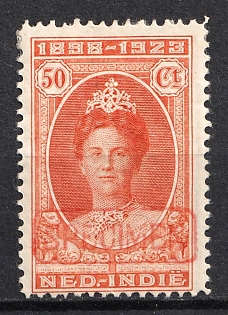 1923 50c Netherlands East Indies, Netherlands Colonies, Specimen