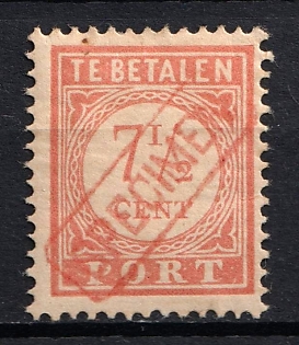 1921-31 7.5c Netherlands East Indies, Netherlands Colonies, Official Stamp, Specimen