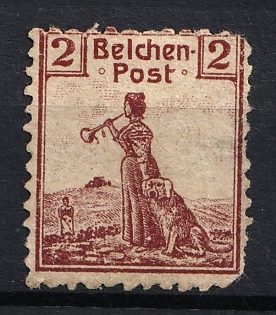 1910 2pf Germany, Belchen Local Post