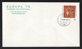 1976 (14 Jan) Portugal First Day Cover 'Europa CEPT - The Horsemen of the Apocalypse' from Lisbon (Portugal) franked with 1.50e