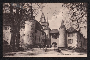 1908 (11 Jun) Switzerland Field Post 'Colombian Military Schools', Military Post Cover from Canton of Neuchâtel (Switzerland) to St. Gallen (Switzerland), with black handstamp