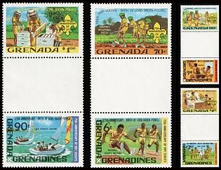1982 Grenada and the Grenadines, Se-tenants, Gutter Pairs