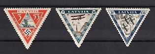 1933 Latvia, Perforated, Complete Set