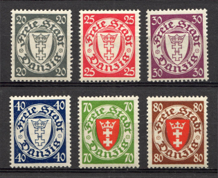 1935 Germany Danzig Gdansk (CV $40, Full Set)
