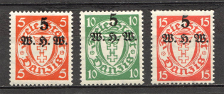1934 Germany Danzig Gdansk (CV $70, Full Set)