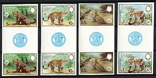 1983 Belize, Proofs, Imperforate Stamps, Gutter Pairs, Complete Set