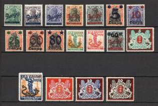 1920-21 Germany Danzig Gdansk (Full Sets)