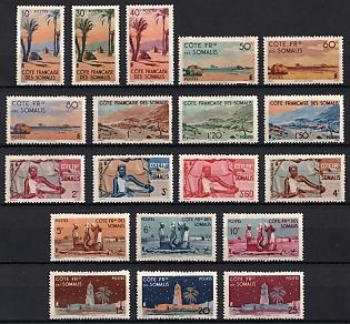 1947 French Somali Coast, Complete Set
