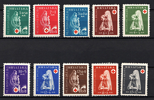 1943 Croatia, NDH, Complete Set