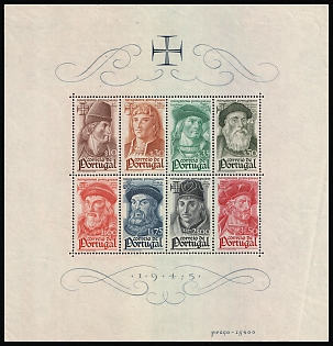 1945 Portugal, Souvenir Sheet