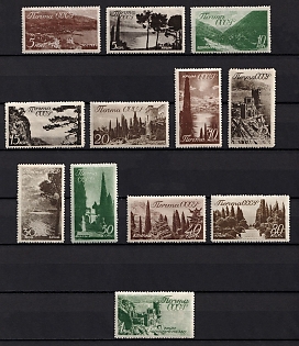 1938 Crimea and Caucasus, Soviet Union, USSR, Russia, Complete Set