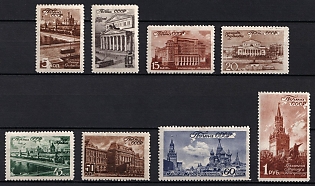 1946 Moscow Scenes, Soviet Union, USSR, Russia, Complete Set