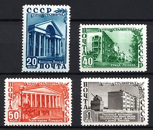 1950 Reconstruction of Stalingrad, Soviet Union, USSR, Russia, Complete Set