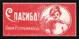 1917 Thank you Young Republican, Russian Empire Charity Cinderella, Russia