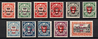 1930 Danzig Gdansk, Germany, Complete Set