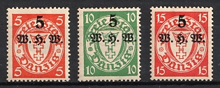 1934 Danzig Gdansk, Germany, Complete Set