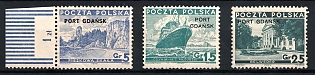 1936 Port Gdansk, Danzig Gdansk, Germany, Complete Set