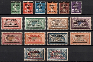 1920 Memel, Germany, Complete Set