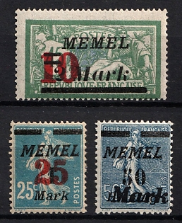 1923 Memel, Germany, Complete Set