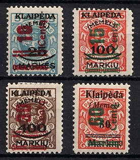 1923 Memel, Germany, Complete Set