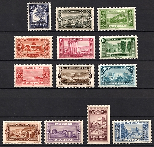 1925 Lebanon, French Colonies, Complete Set