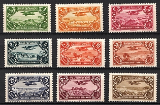 1930 Lebanon, French Colonies, Airmail, Complete Set