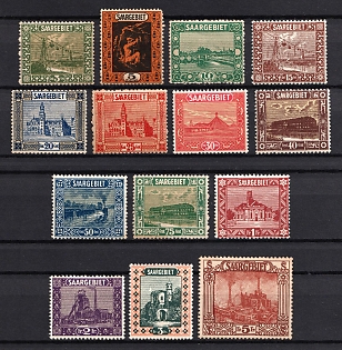 1922 Saar, Germany, Complete Set