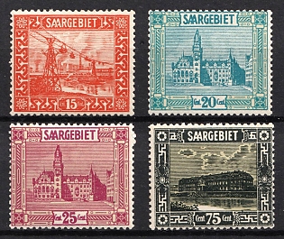 1923 Saar, Germany, Complete Set