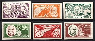 1930 Latvia, Imperforate, Complete Set