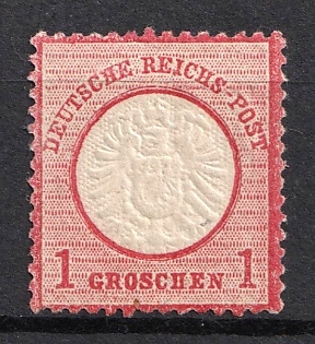 1872 1gr German Empire, Large Breast Plate, Germany