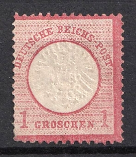 1872 1gr German Empire, Large Breast Plate, Germany