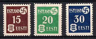 1941 Estonia, German Occupation, Germany, Complete Set