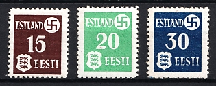 1941 Estonia, German Occupation, Germany, Complete Set