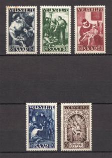 1949 Germany Saar (CV $130, Full Set, MNH)