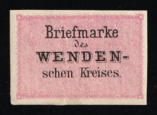 1880 2k Wenden, Livonia, Russian Empire, Russia, Official Reprint