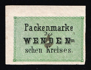 1863 2k Wenden, Livonia, Russian Empire, Russia, Corner Margin