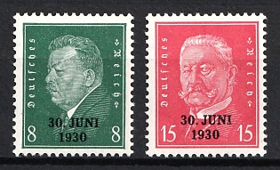 1930 Weimar Republic, Germany, Complete Set